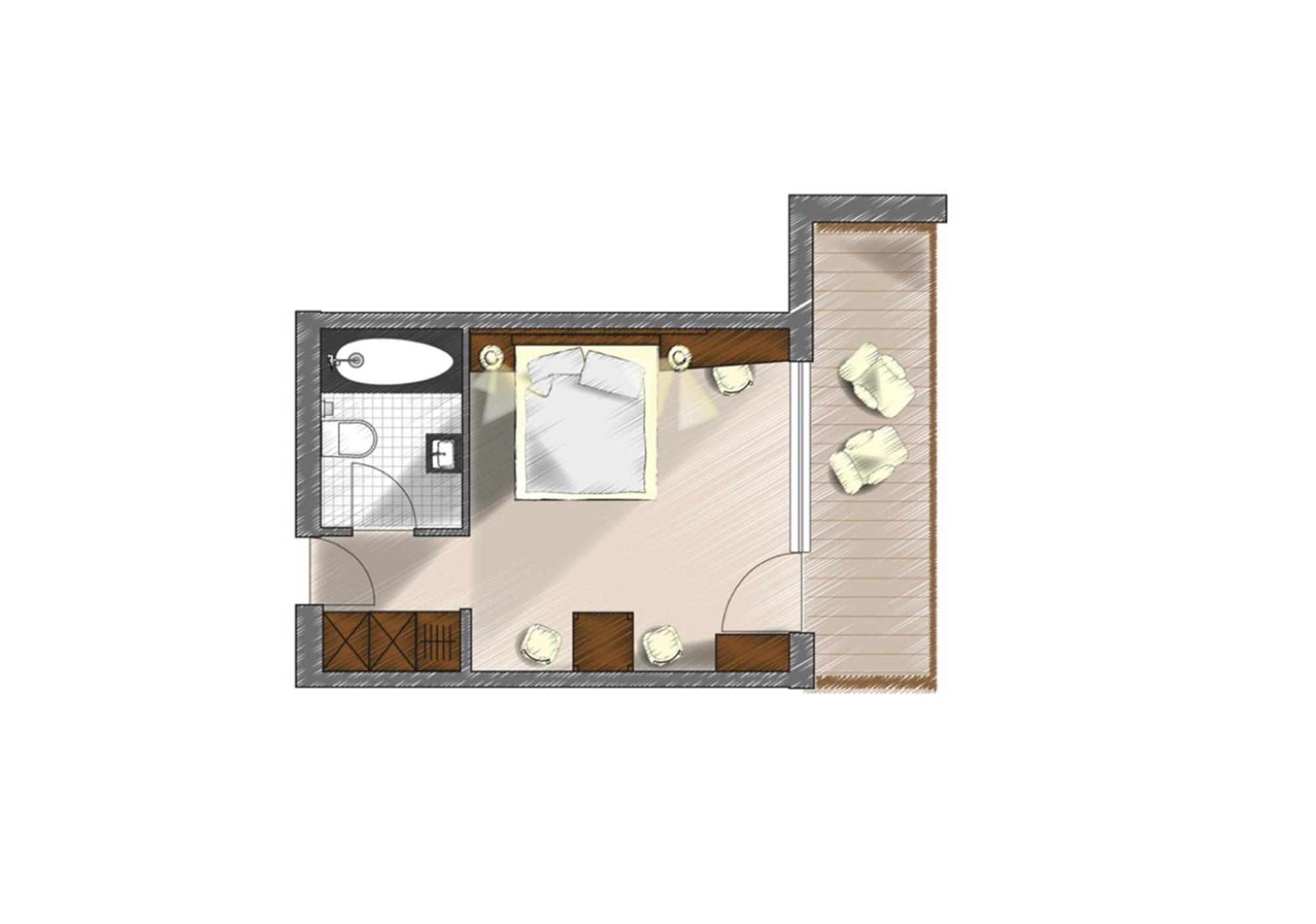 לך אם ארלברג Hotel Gotthard חדר תמונה
